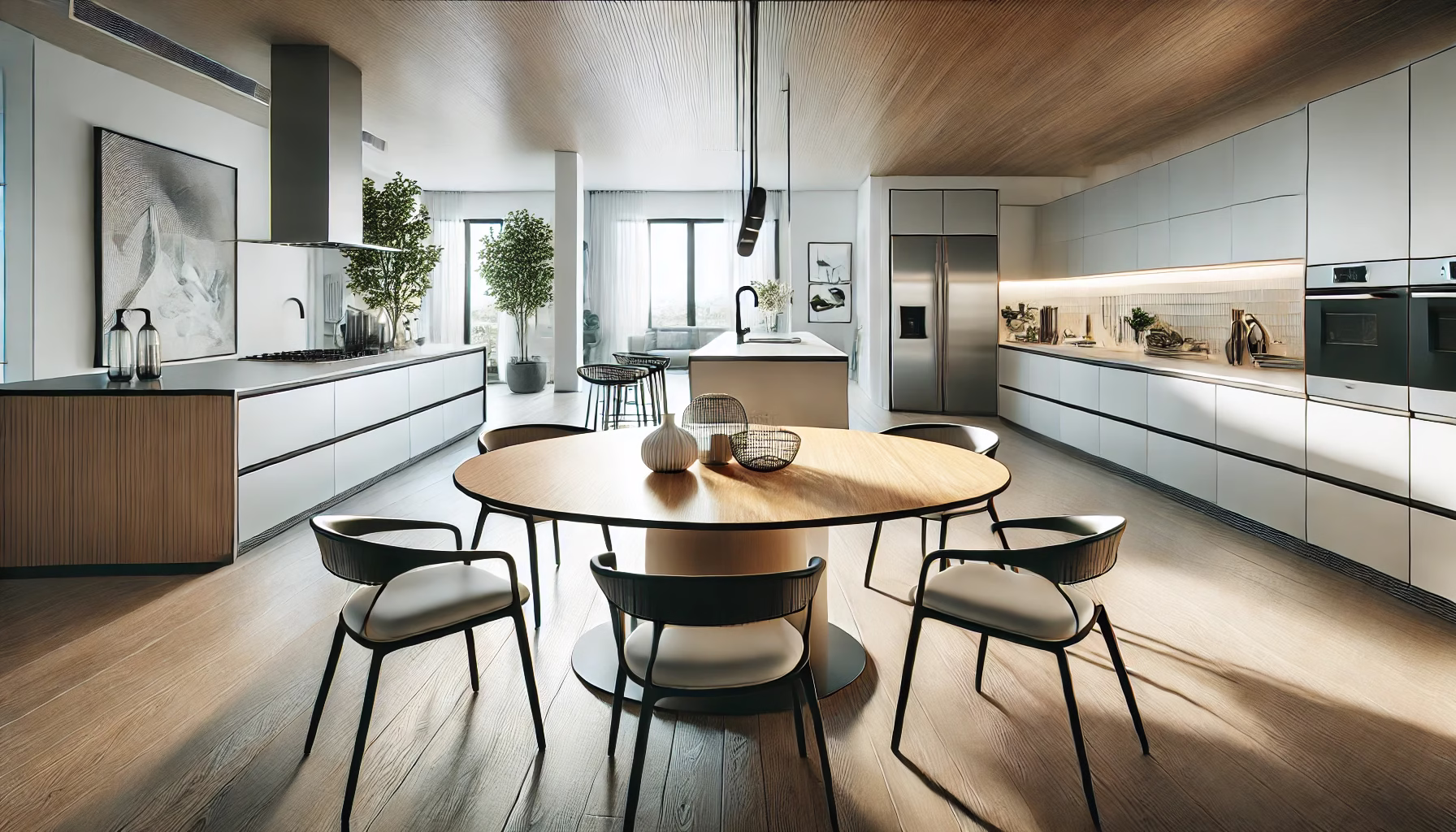 Modern Round Kitchen Table