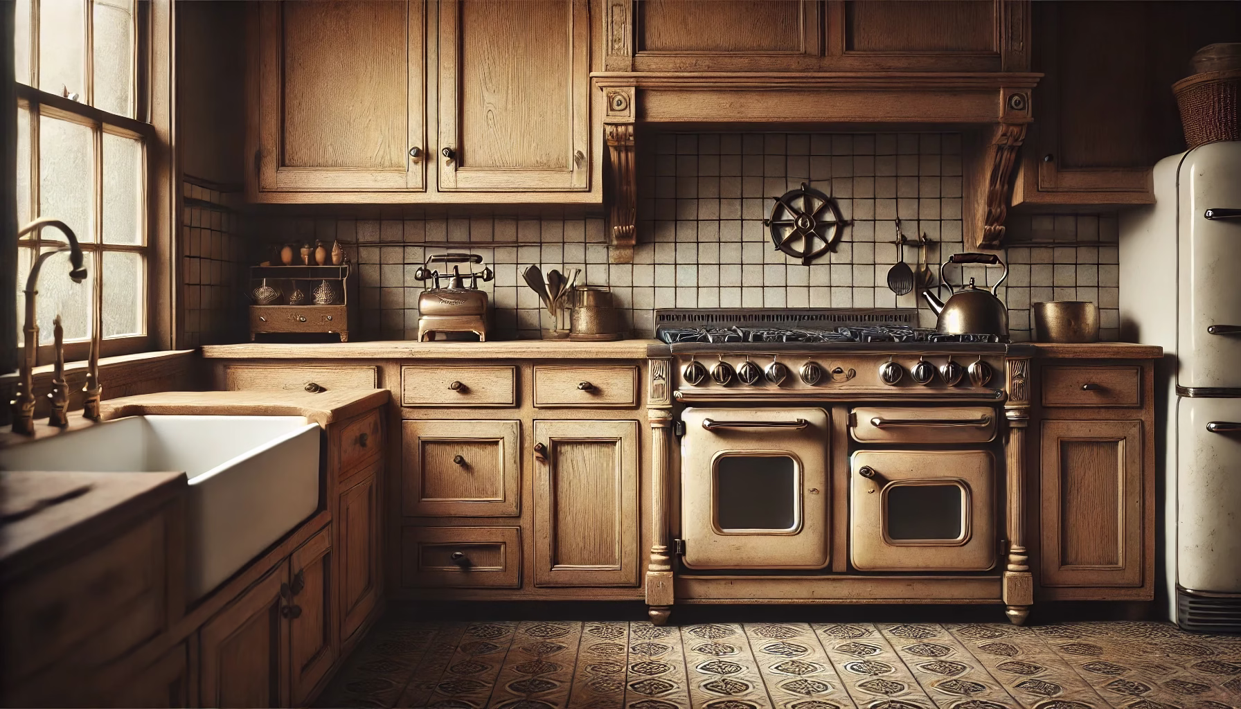 Natural Wood Kitchen Cabinets